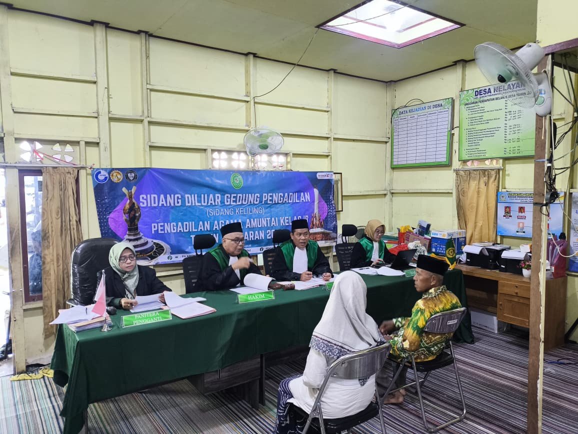 Pengadilan Agama Amuntai Kelas IB Laksanakan Sidang Keliling di Desa Nelayan Sungai Tabukan